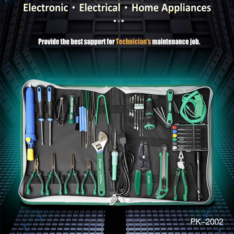 52 pçs proskskit PK-2002B kit  - Diy Electronics Bench avaliação e preço