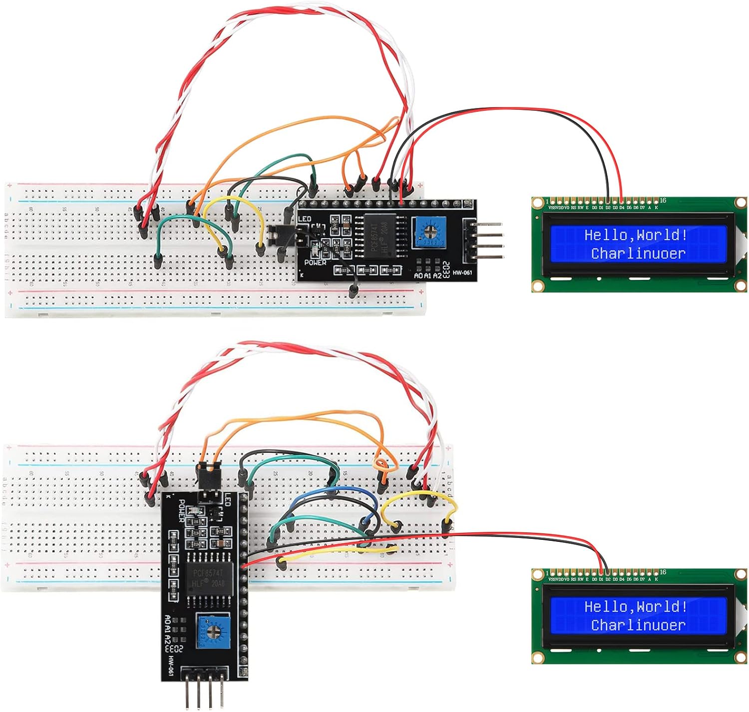 1 Conjunto de Módulo LCD 1602  - I2C Lcd Display avaliação e preço