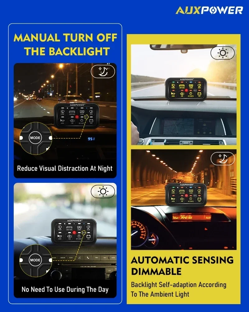 Painel de controle on-off de l - Diy Marine Electronics avaliação e preço