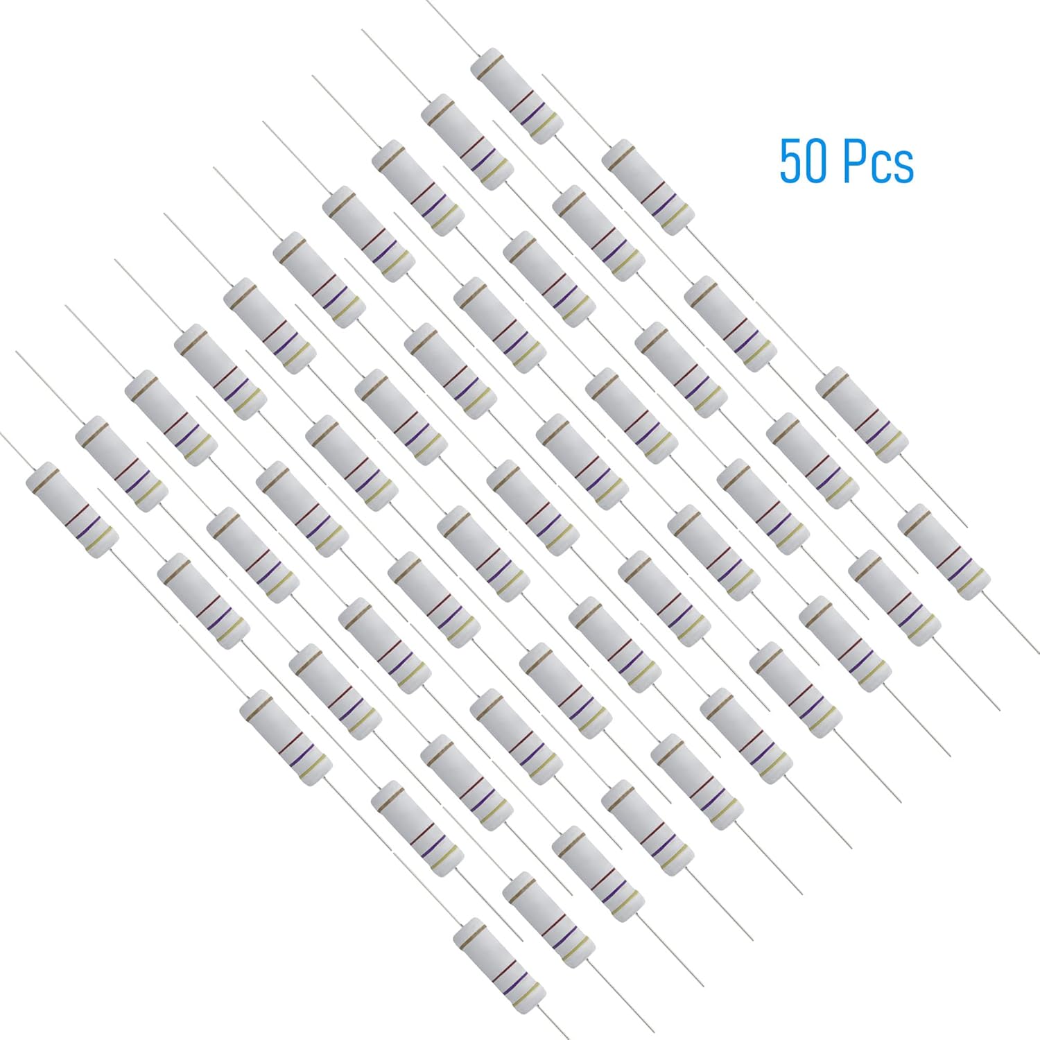50 Peças Resistor de 470 Ohm c - Diy Electronics Videos avaliação e preço