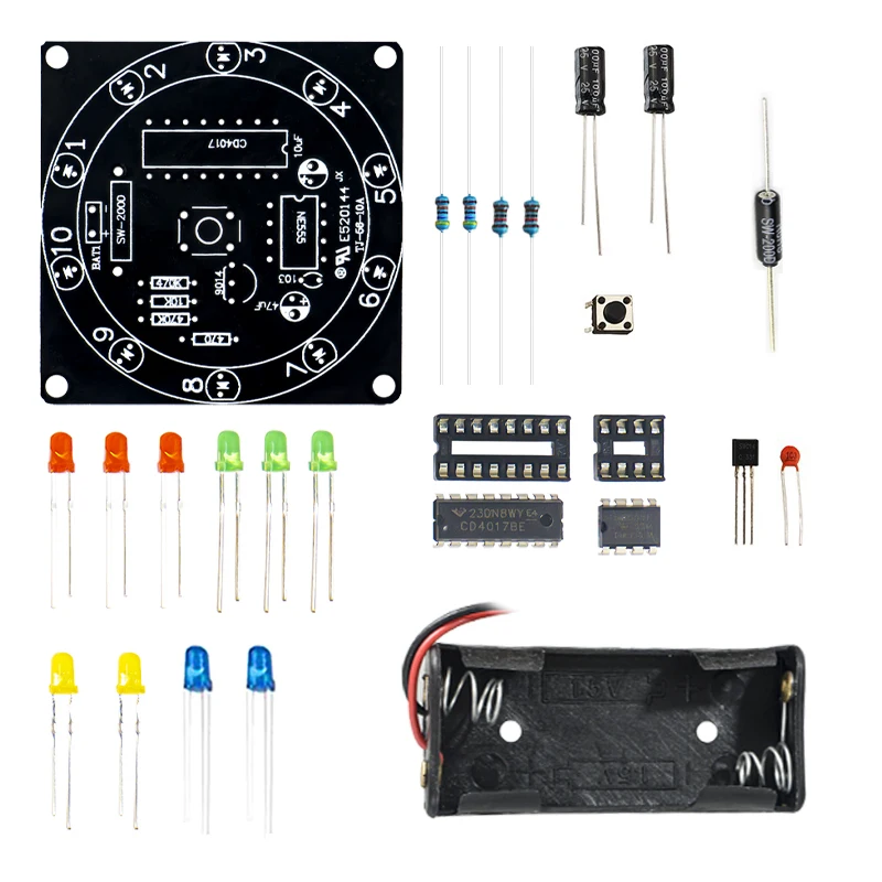 Kit DIY Roda da Sorte Eletrôni - Diy Electronics Projects For Beginners avaliação e preço