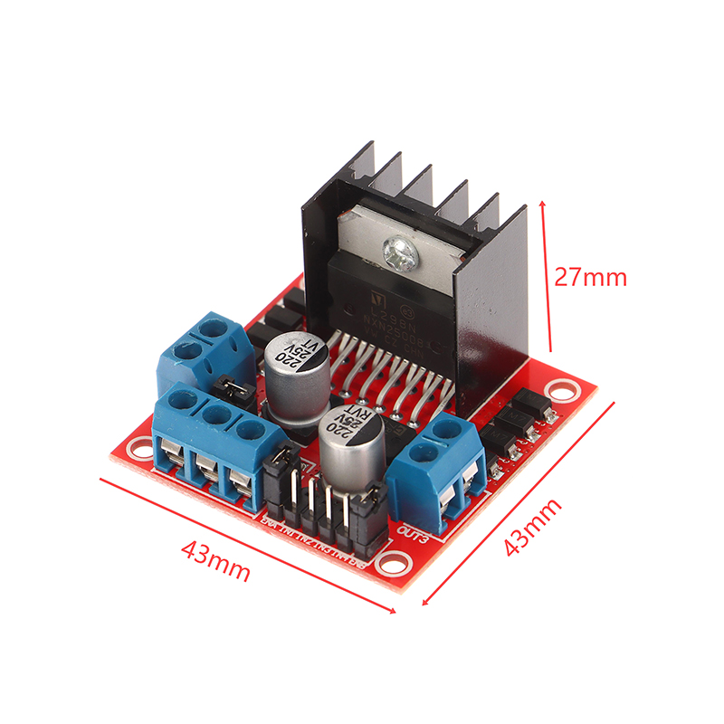 L298n motor de passo carro int - L298N Motor Driver avaliação e preço