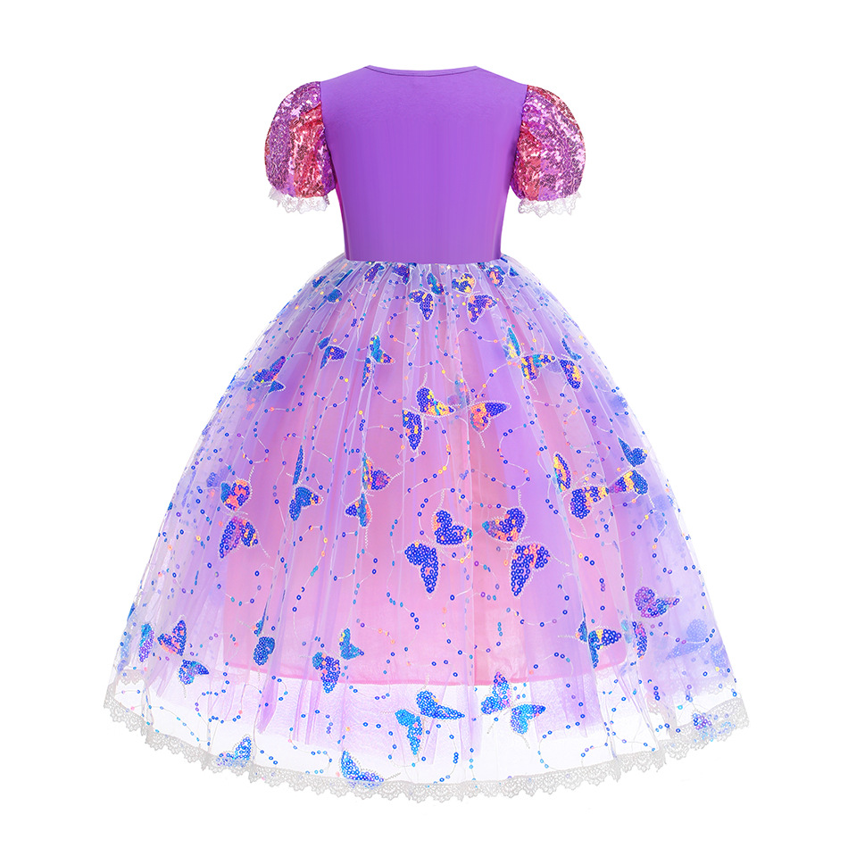 Menina rapunzel vestido led li - Diy Halloween Electronics avaliação e preço